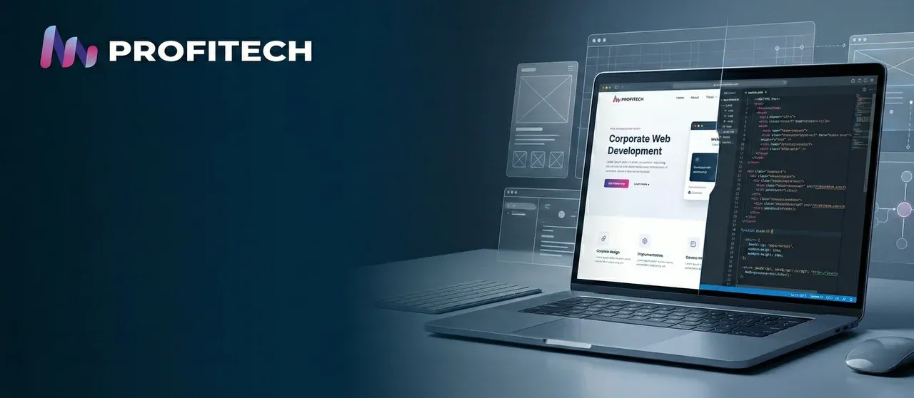 Modern workspace veb sayt dizaynı