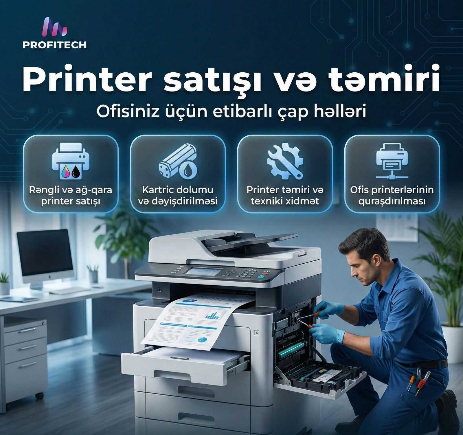 Printer Satışı və Təmiri